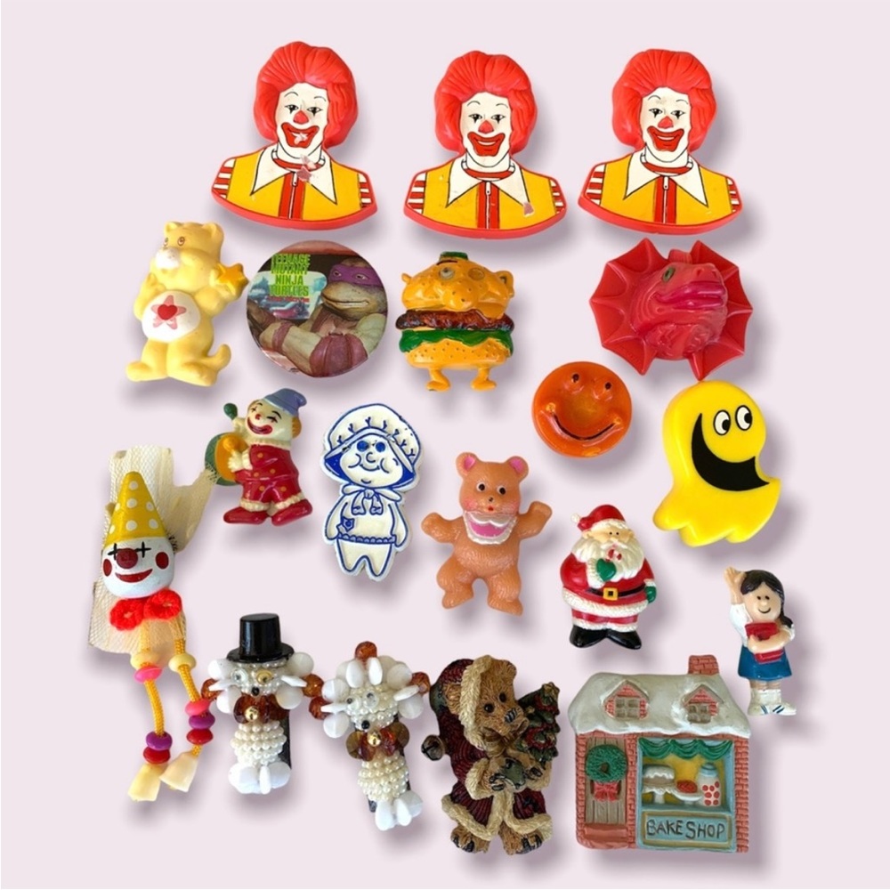 Retro Magnets Mixed Novelty Lot